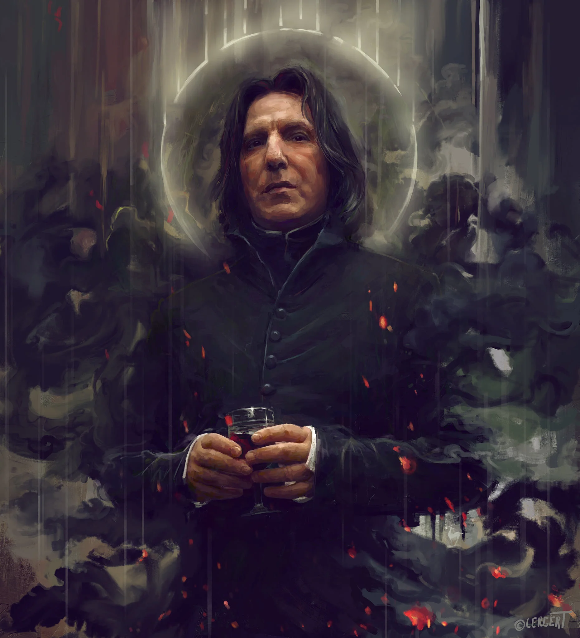 Celebrating Alan Rickman: 15 Breathtaking Fan Arts of Severus Snape